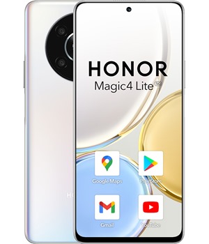 HONOR Magic4 lite 5G 6GB/128GB Dual SIM Titanium Silver možnost přikoupení skla se slevou 10% ,možnost přikoupení kryt se slevou 10%