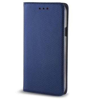 Texturovan flipov pouzdro pro Motorola Moto G14 modr