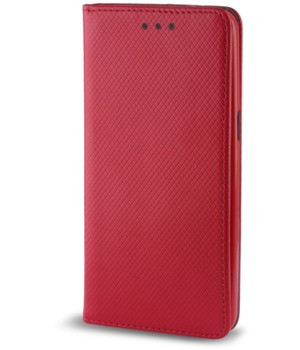 Texturovan flipov pouzdro pro Motorola Moto G54 5G Power Edition erven