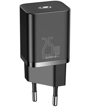 Baseus Super Si 25W PD nabjeka do st s kabelem USB-C ern