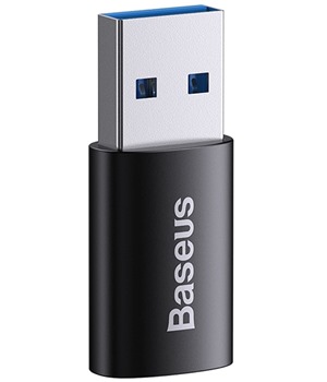 Baseus Ingenuity USB-A  / USB-C OTG adaptér černý