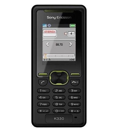 Sony Ericsson K330 Gold on Black