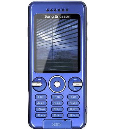 Sony Ericsson S302 Crystal Blue - foto 2Mpix, BT, MP3, MS MicroM2