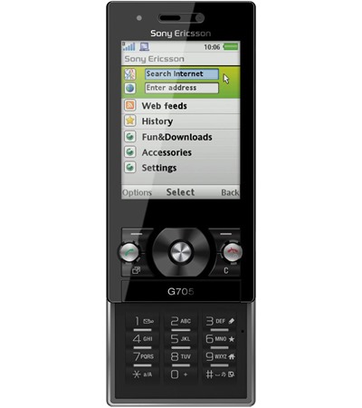 Sony Ericsson G705 Silky Gold - 3G, WiFi, GPS, foto 3Mpix, BT, MP3, MS MicroM2