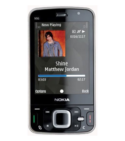 Nokia N96 Dark Grey - 3G, Wi-Fi, GPS, foto 5Mpix, BT, MP3, 16GB+MicroSD, DVB-H