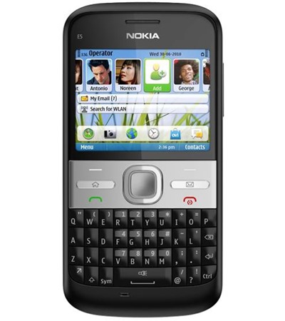 Nokia E5 QWERTZ Carbon Black