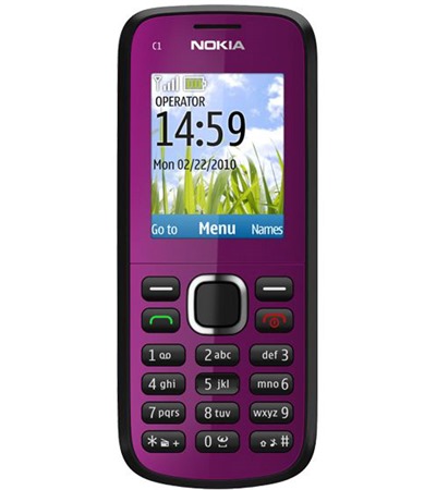 Nokia C1-02 Dark Plum