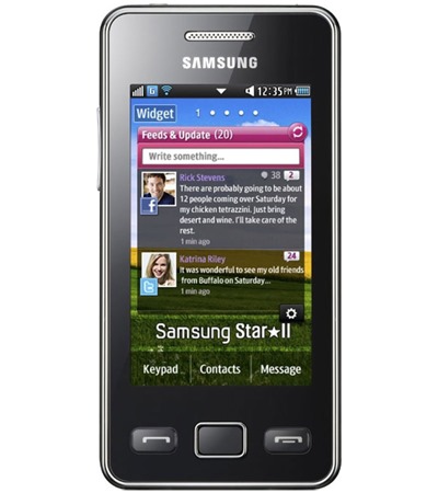 Samsung S5260 Star II Onyx Black (GT-S5260OKAXEZ)