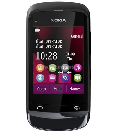 Nokia C2-03 Chrome Black