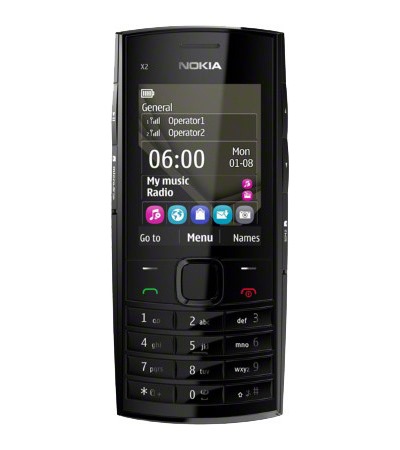 Nokia X2-02 Dual-SIM Dark Silver