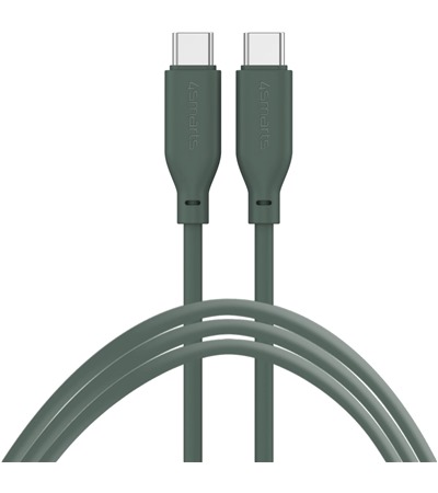 4smarts High Flex USB-C / USB-C, 1,5m, 60W zelen kabel Sleva 15% na organizr kabel  