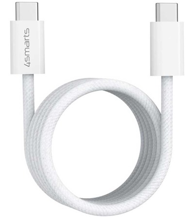 4smarts RollUp USB-C / USB-C 100W 1,5m bl magnetick kabel