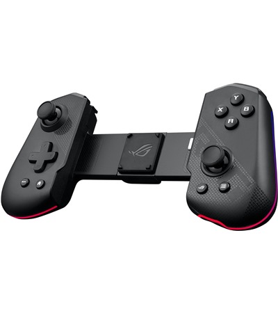 ASUS ROG Tessen skldac gamepad k telefonu ern Samsung PRO Ultimate SDXC 256GB + USB adaptr ,ASUS TUF Gaming P1 hern podloka pod my ern 