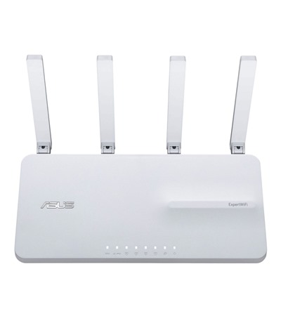 ASUS ExpertWiFi EBR63 router s podporou Wi-Fi 6 LDNIO SC10610 prodluovac kabel 2m 10x zsuvka, 5x USB-A, 1x USB-C bl ,ASUS ExpertWiFi EBA63 access point s podporou Wi-Fi 6 