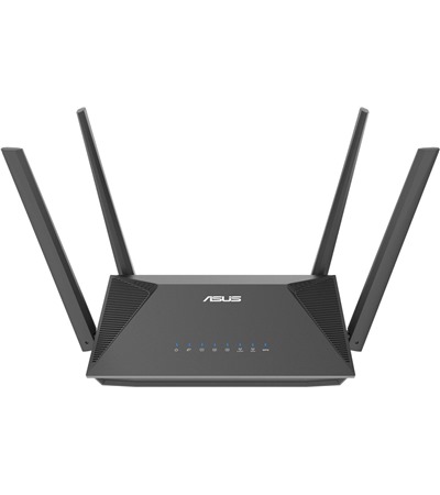 ASUS RT-AX52 Extendable router s podporou Wi-Fi 6 LDNIO SC10610 prodluovac kabel 2m 10x zsuvka, 5x USB-A, 1x USB-C bl
