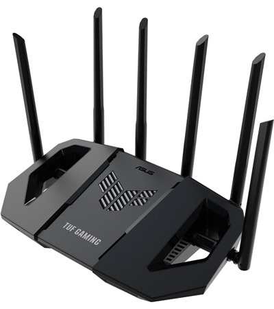 ASUS TUF Gaming BE6500 hern� router s podporou Wi-Fi 7 �ern� ASUS TUF Gaming P1 hern� podlo�ka pod my� �ern� ,Tech-Protect PC6X6 prodlu�ovac� kabel 2m 6x z�suvka, 3x USB-A 3x USB-C 