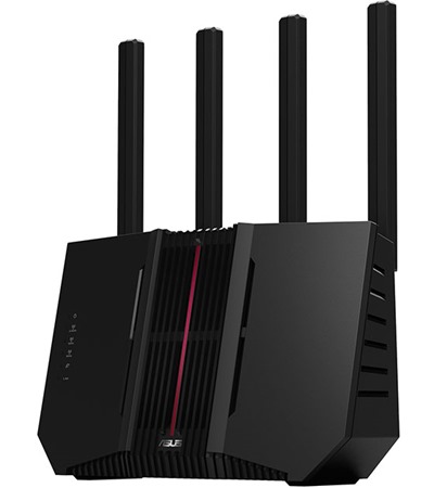 ASUS RT-BE92U router s podporou WI-Fi 7 ern ASUS TUF Gaming P1 hern podloka pod my ern ,Tech-Protect PC6X6 prodluovac kabel 2m 6x zsuvka, 3x USB-A 3x USB-C 