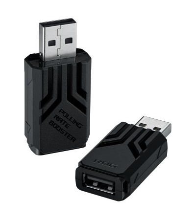 ASUS ROG Polling Rate Booster ern ASUS TUF Gaming P1 hern podloka pod my ern ,Tech-Protect PC6X6 prodluovac kabel 2m 6x zsuvka, 3x USB-A 3x USB-C 