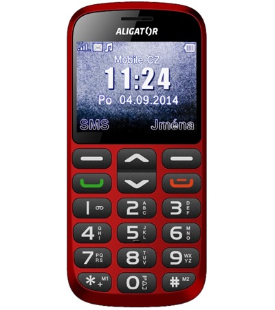 Aligator A870 Senior Red + Nab�jec� stoj�nek