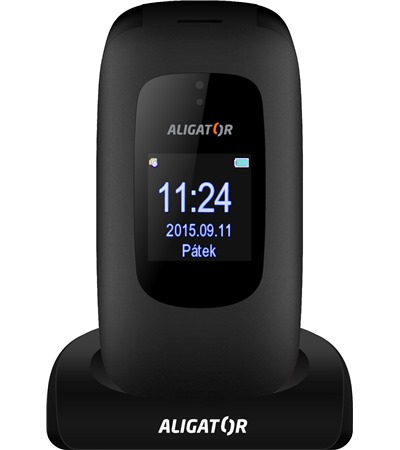 Aligator V600 Senior Titan / Black + nab�jec� stoj�nek