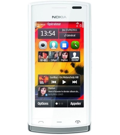 Nokia 500 White Silver
