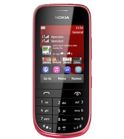 Nokia Asha 202 Dark Red
