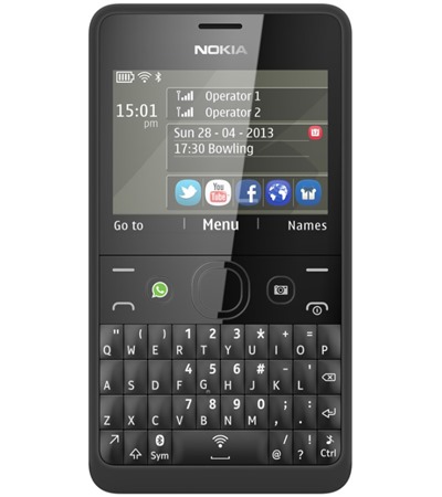 Nokia Asha 210 Dual-SIM Black