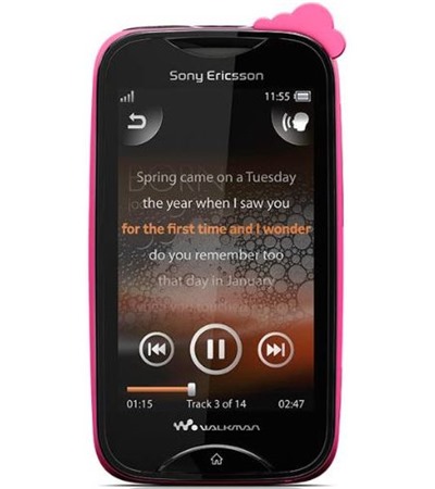 Sony Ericsson WT13i Mix Walkman Pink cloud on Black