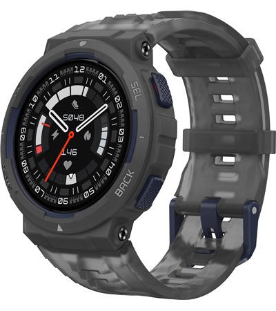 Amazfit Active Edge chytré outdoorové hodinky šedé