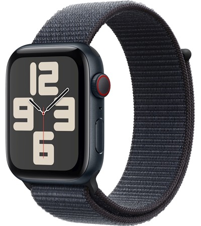 Apple Watch SE 2024 Cellular 44mm Midnight + Ink Sport Loop