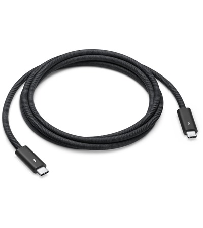 Apple USB-C Thunderbolt 4 100W 1,8m ern kabel (MN713ZM/A) Sleva 15% na organizr kabel  