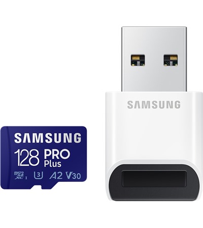 Samsung PRO+ microSDHC 128GB + USB-A adaptér (MB-MD128KB / WW)
