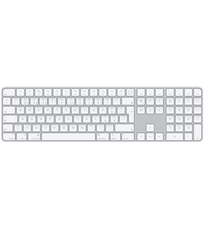 Apple Magic Keyboard klvesnice pro Mac s Touch ID a numerikou CZ bl / stbrn TB Clean stlaen vzduch 600ml