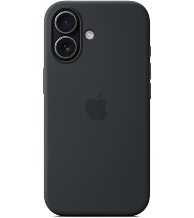 Apple silikonov zadn kryt s podporou MagSafe pro Apple iPhone 17 ern