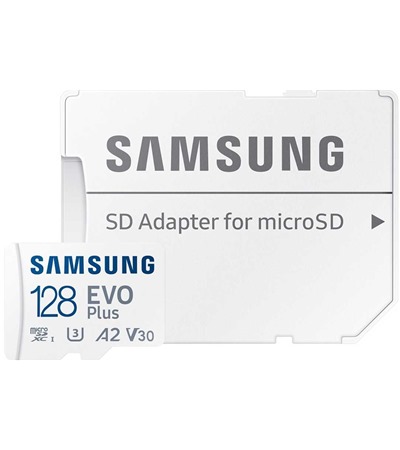 Samsung EVO+ microSDXC 128GB + SD adaptr