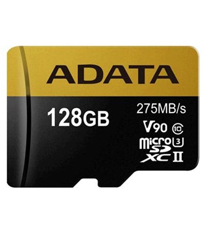 ADATA microSDXC 128 GB 275MB / s + adaptér