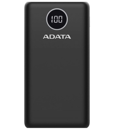 ADATA P20000QCD powerbanka 18W 20000mAh PD/ QC ern 4smarts GaN Flex Pro 200W PD / QC nabjeka s prodluovacm adaptrem ,LDNIO SC10610 prodluovac kabel 2m 10x zsuvka, 5x USB-A, 1x USB-C bl