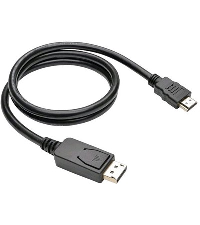 C-TECH DisplayPort / HDMI, 3m, černý