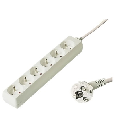 PremiumCord prodlu�ovac� kabel 5m, 6x z�suvka b�l� Tech-Protect PC6X6 prodlu�ovac� kabel 2m 6x z�suvka, 3x USB-A 3x USB-C 