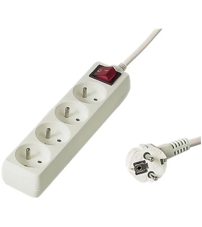 PremiumCord prodlu�ovac� kabel 2m 4x z�suvka Tech-Protect PC6X6 prodlu�ovac� kabel 2m 6x z�suvka, 3x USB-A 3x USB-C 