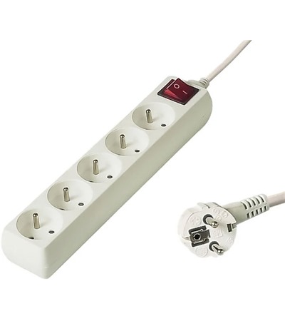 PremiumCord prodlu�ovac� kabel 3m, 5x z�suvka b�l� Tech-Protect PC6X6 prodlu�ovac� kabel 2m 6x z�suvka, 3x USB-A 3x USB-C 