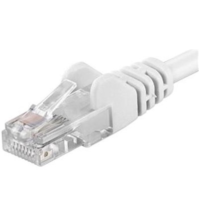 PremiumCord CAT5e UTP 7m b�l� s�ov� kabel