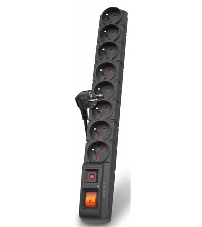 PremiumCord Acar S8 prodluovac kabel s pepovou ochranou 1,5m 8x zsuvka ern Tech-Protect PC6X6 prodluovac kabel 2m 6x zsuvka, 3x USB-A 3x USB-C 