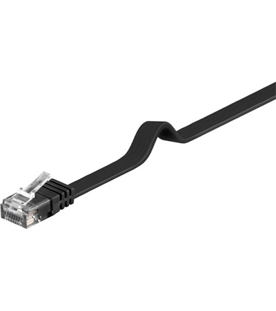 PremiumCord CAT6 UTP 5m černý síťový kabel