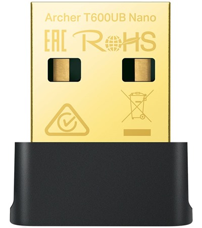 TP-Link Archer T600UB Nano Wi-Fi / Bluetooth adaptr ern Tech-Protect PC6X6 prodluovac kabel 2m 6x zsuvka, 3x USB-A 3x USB-C 