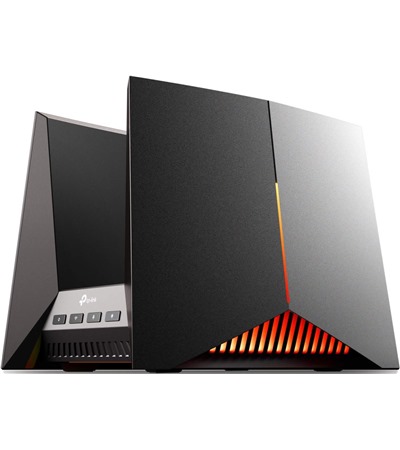 TP-Link Archer GE800 router s podporou Wi-Fi 7 ern Tech-Protect PC6X6 prodluovac kabel 2m 6x zsuvka, 3x USB-A 3x USB-C 