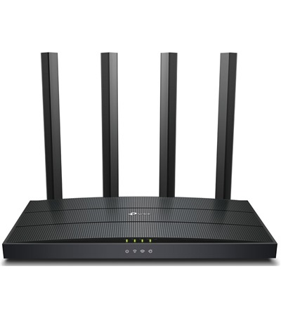 TP-Link Archer AX12 router s podporou Wi-Fi 6 Tech-Protect PC6X6 prodluovac kabel 2m 6x zsuvka, 3x USB-A 3x USB-C 