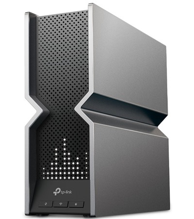 TP-Link Archer BE800 router s podporou Wi-Fi 7 Tech-Protect PC6X6 prodluovac kabel 2m 6x zsuvka, 3x USB-A 3x USB-C 