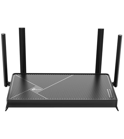 TP-Link Archer BE230 router s podporou Wi-Fi 7 ern Tech-Protect PC6X6 prodluovac kabel 2m 6x zsuvka, 3x USB-A 3x USB-C 