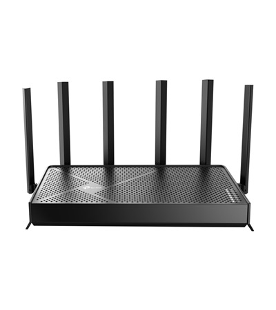 TP-Link Archer BE400 router s podporou Wi-Fi 7 �ern� Tech-Protect PC6X6 prodlu�ovac� kabel 2m 6x z�suvka, 3x USB-A 3x USB-C 
